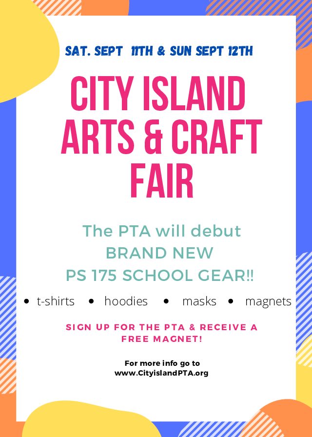 City Island Arts & Craft Fair City Island School PS 175 PTA